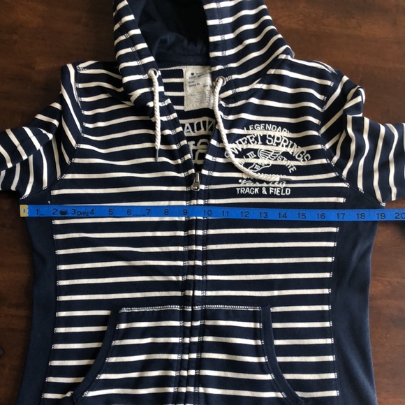 Lucky Brand striped embroidered sweatshirt - Picture 7 of 8